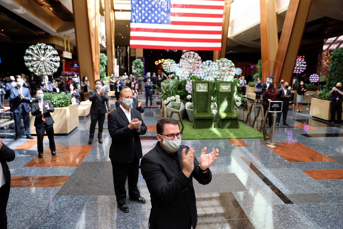 Aria, Mandalay Bay Reopen