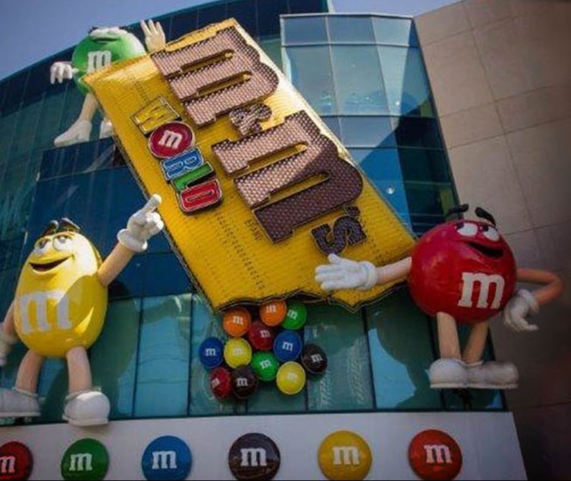 Visit the Giant M&M s Store on The Strip