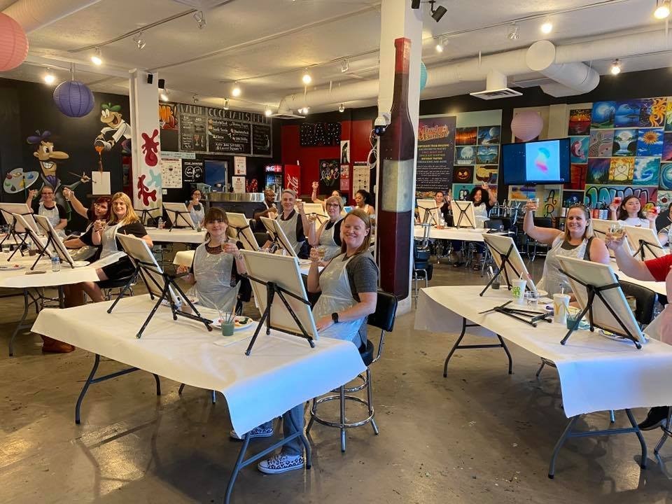 Raise Your Glass (& Paintbrush): Wine & Canvas in Las Vegas