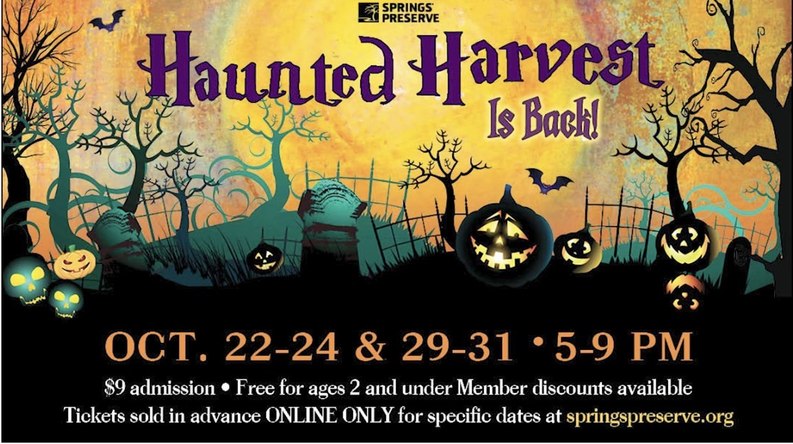Celebrate Halloween at Haunted Harvest at Springs Preserve