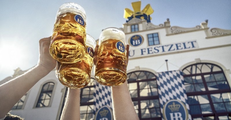 Visit a Lively Beer Garden on The Strip