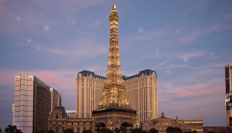 View Vegas From The Eiffel Tower