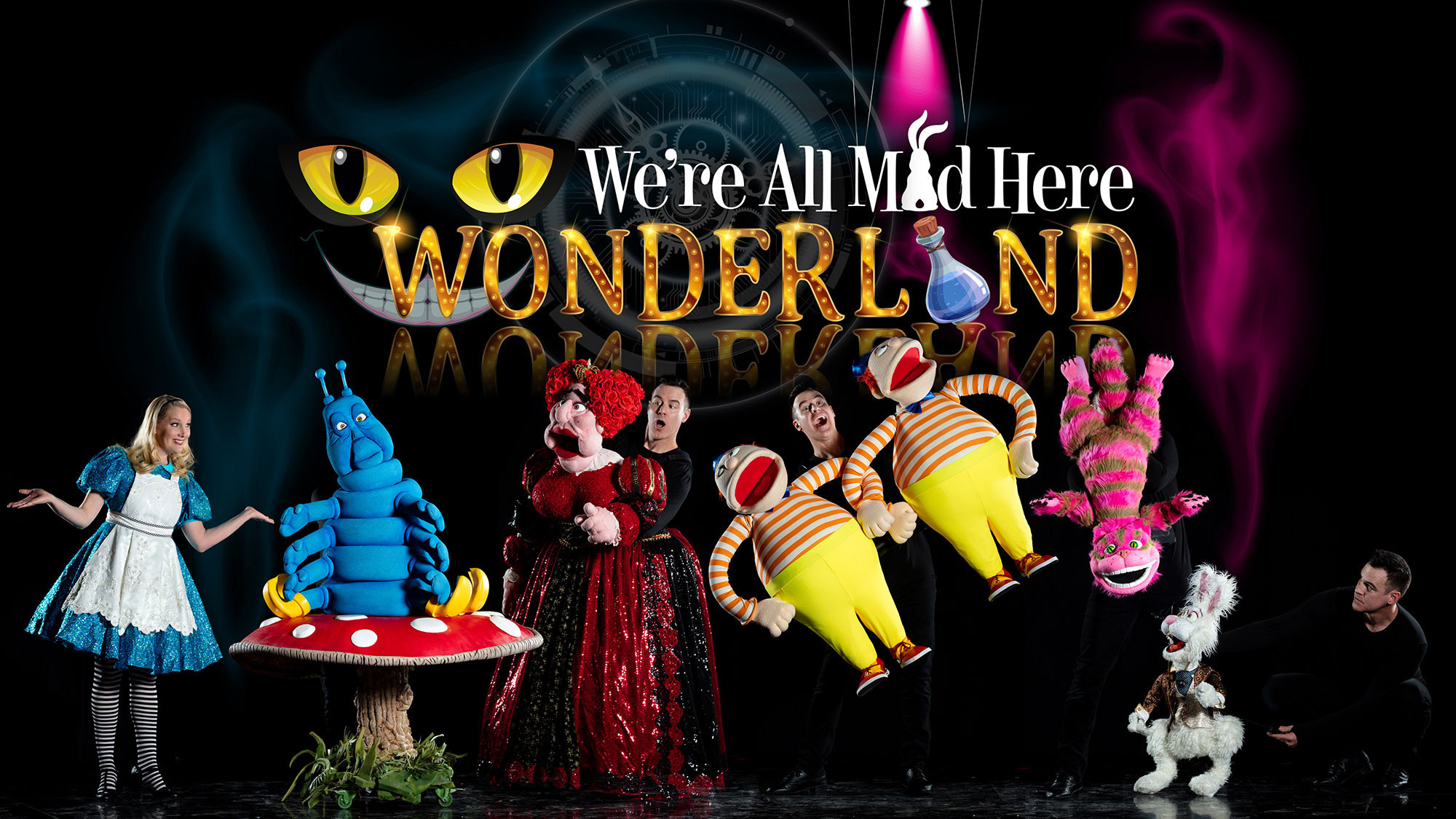 Wonderland Family-Friendly Live Puppet Show Opens New Residency in Las Vegas