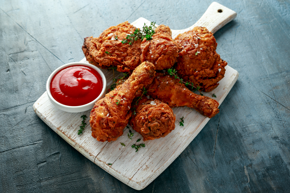 fried chicken drumsticks