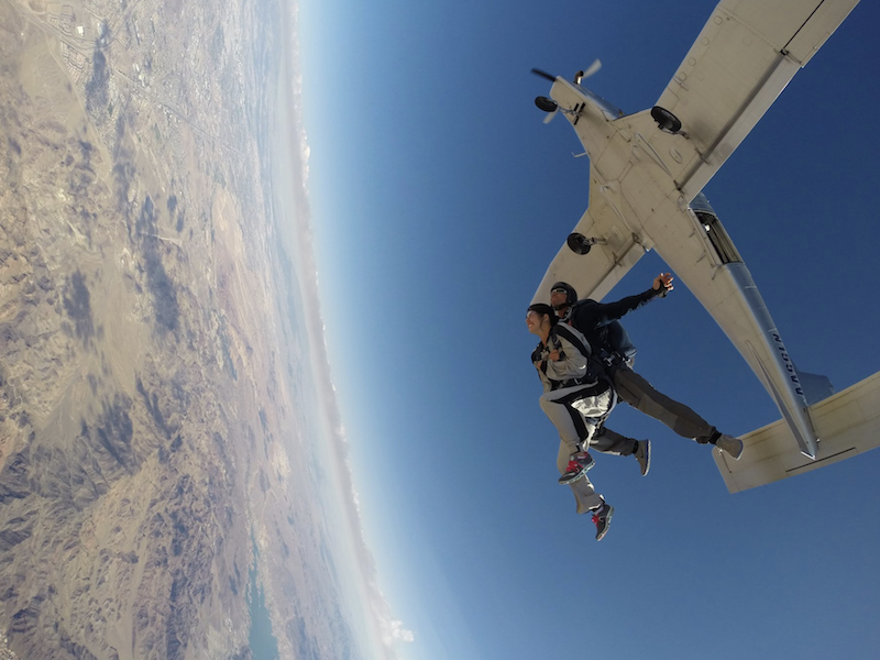 Skydive Out of an Airplane Over Vegas