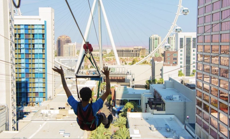 Ride the Only Zipline on the Strip