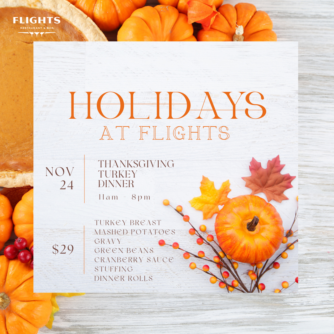 Flights Restaurant Miracle Mile Shops Thanksgiving