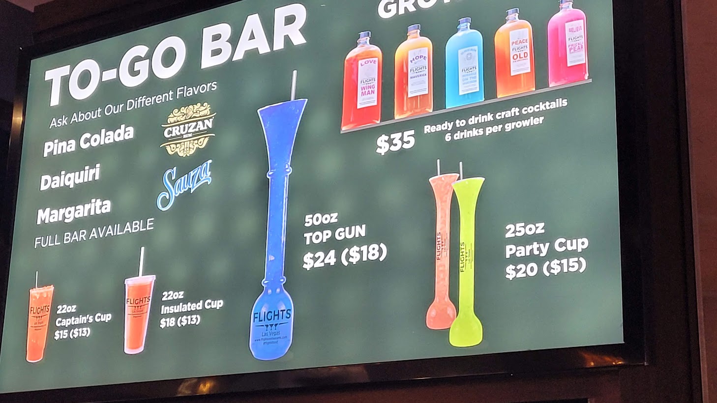 Flights Restaurant Miracle Mile Shops Bar