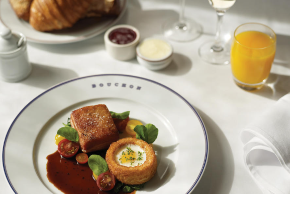 bouchon plate with food 