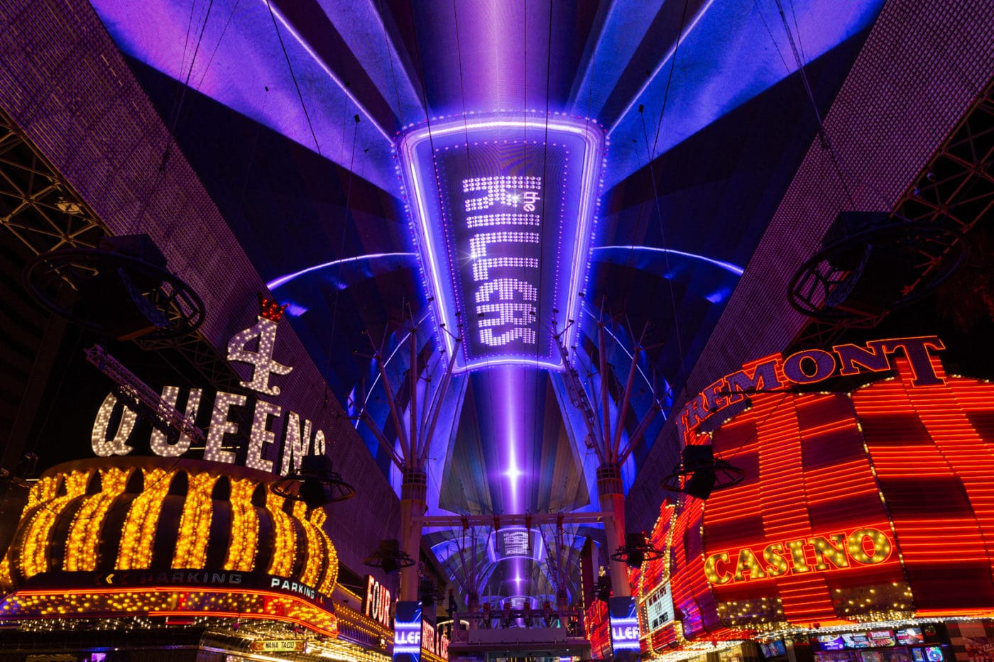 The Fremont Street Experience Light Show