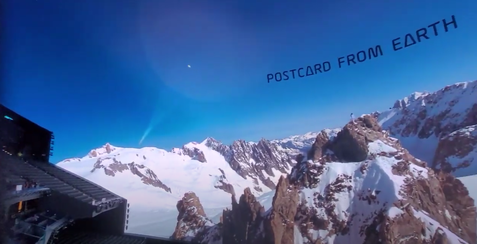 Aronofsky's 'Postcard from Earth' Debuts at SPHERE