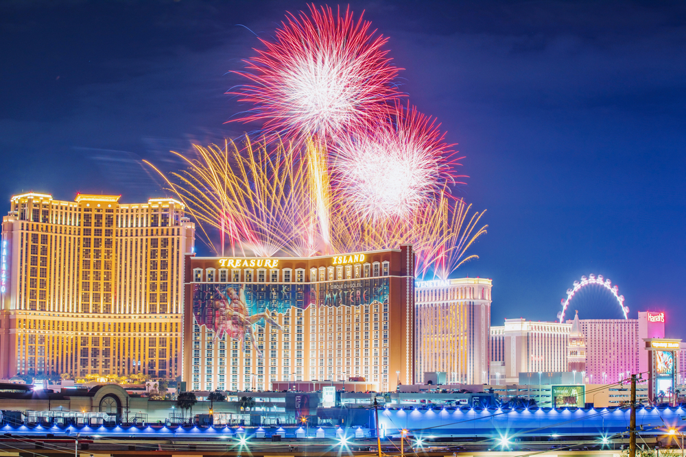 Las Vegas NYE Fireworks 2024