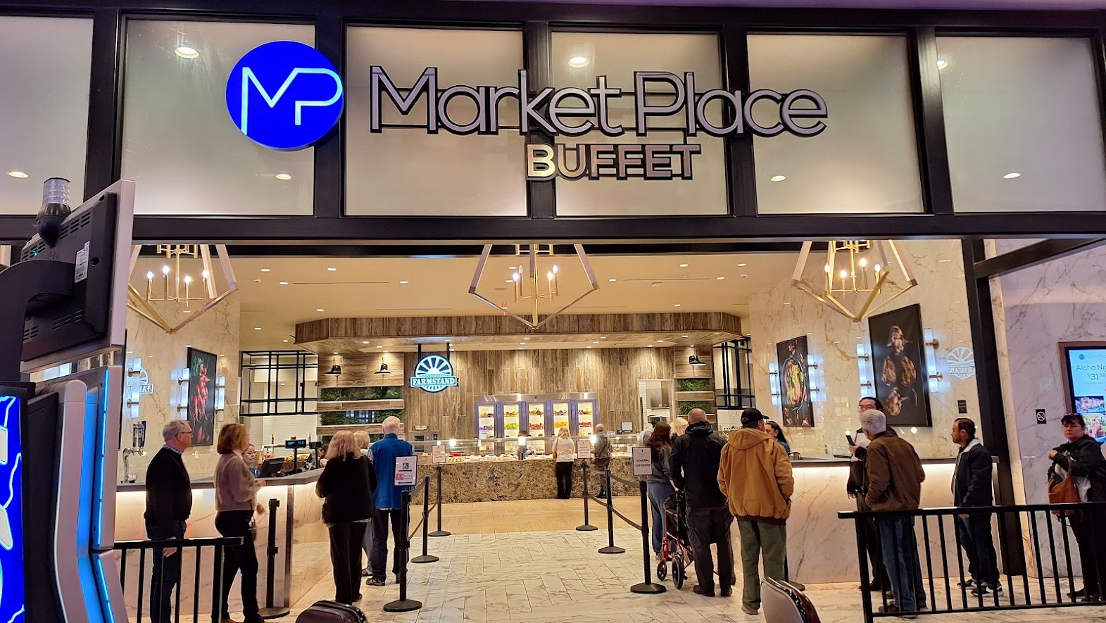 Visiting Rampart Casino's MARKET PLACE BUFFET