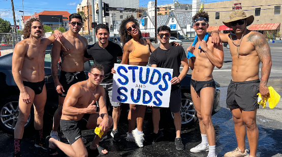 'STUDS AND SUDS CAR WASH' - A Sexy, Soapy Charity Event