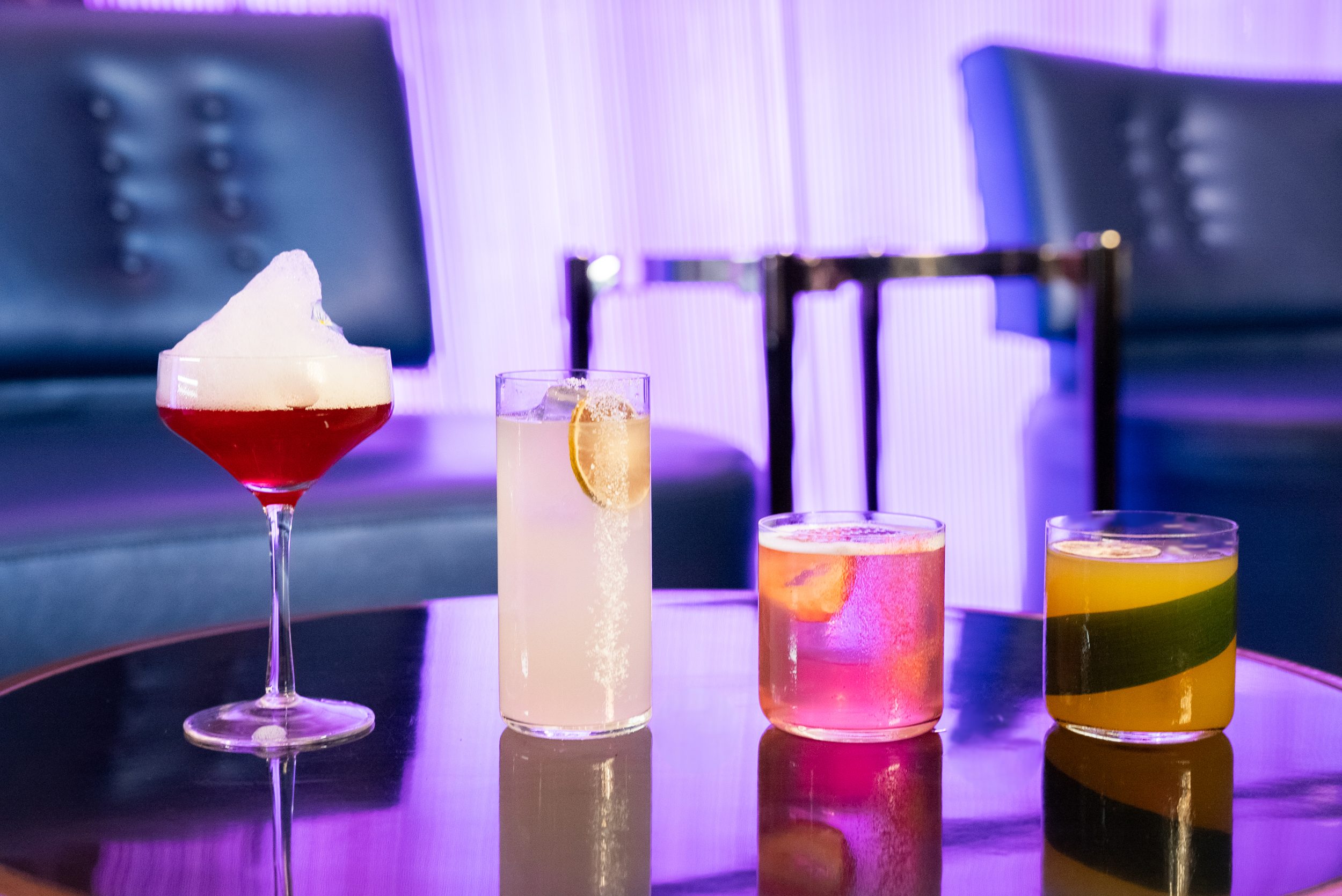 Image of the new cocktails at The Chandelier at The Cosmopolitan of Las Vegas