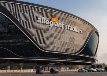 Allegiant Stadium exterior