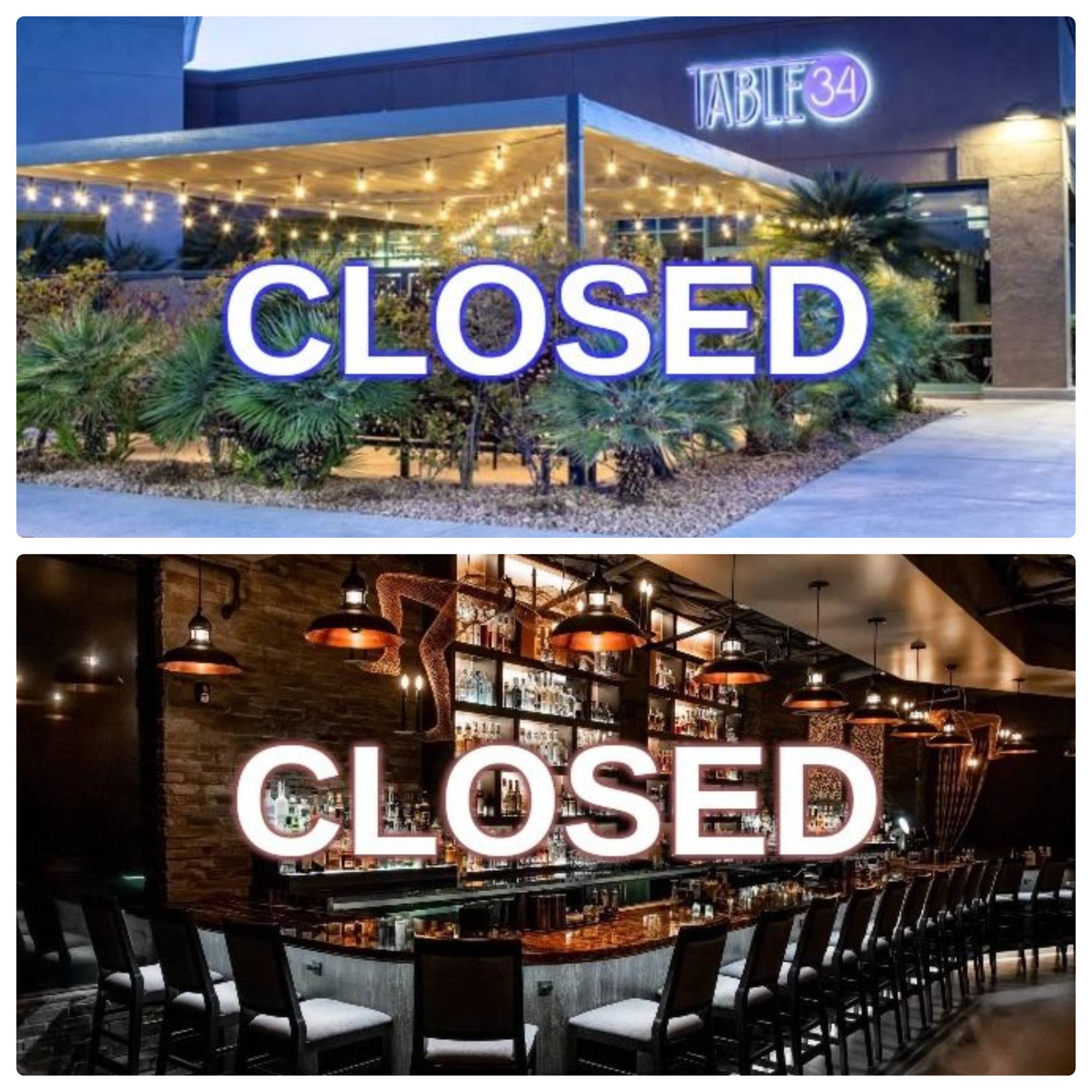 BRAMÁRE Inspired Italian, TABLE 34 Abruptly Close