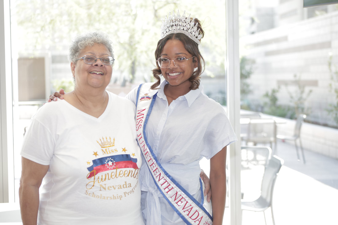 Miss Juneteenth Nevada Downtown Flag Raising Event.