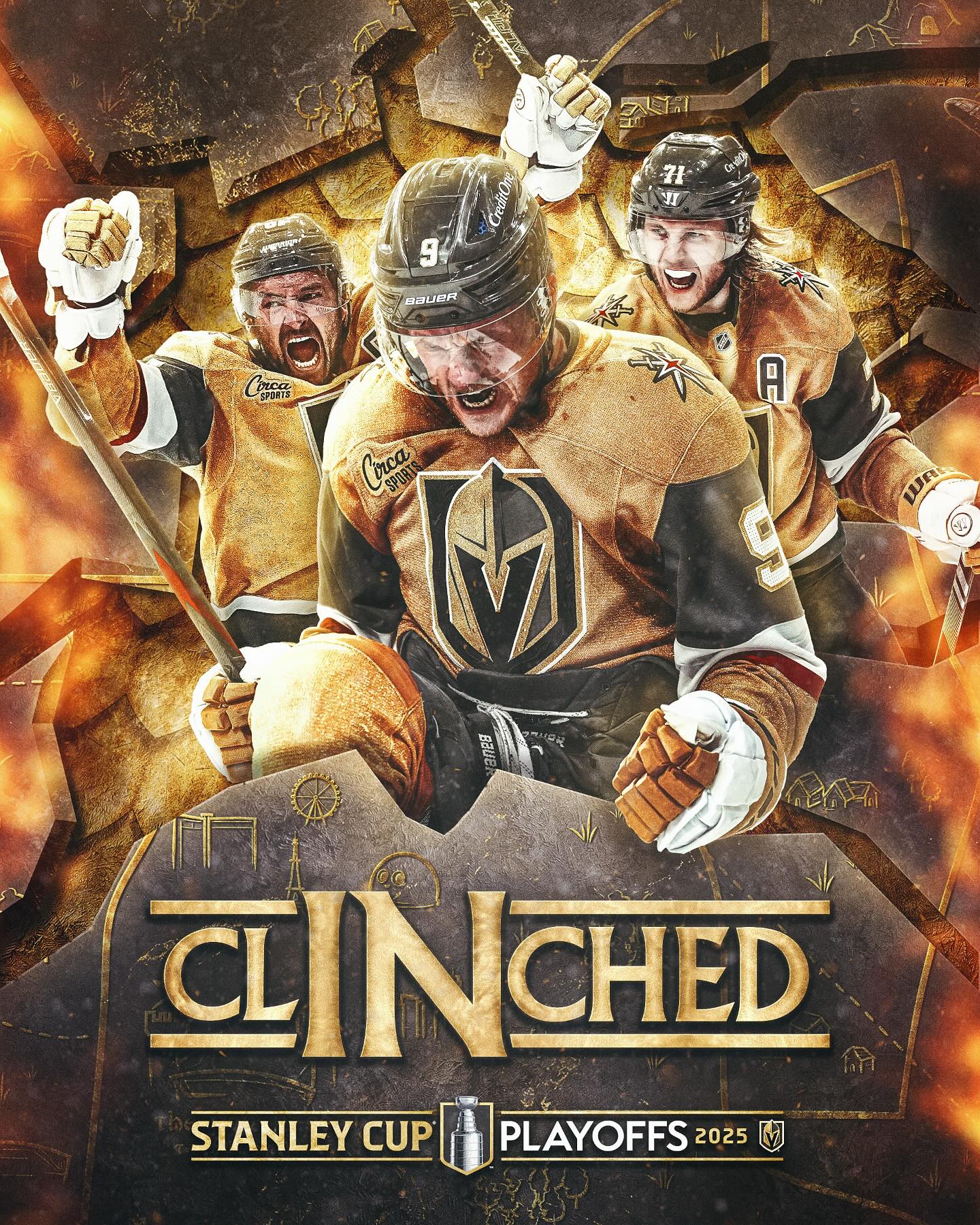 Las Vegas Golden Knights, Las Vegas Golden Knights playoff spot, Stanley Cup playoffs, Last week in Las Vegas sports,